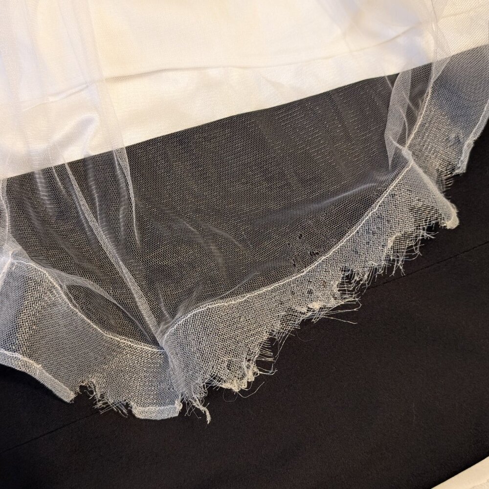 Clarisse lace wedding skirt 0 triple lined - Picture 11 of 12
